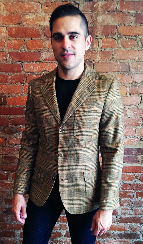 Nick's vintage Borrelli blazer RETHINK by Kristen McCoy